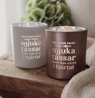 Ljuslykta Mjuka Tassar Vit - Majas Cottage Mocha Lyktor Endless Light Ljuslyktor