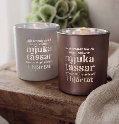 Ljuslykta Mjuka Tassar Vit - Majas Cottage Mocha Lyktor Endless Light Ljuslyktor