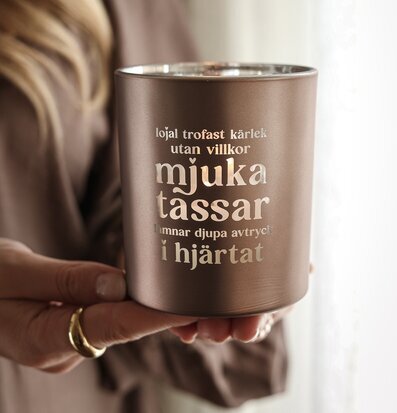 Ljuslykta Mjuka Tassar Mocha - Majas Cottage Lyktor Endless Light Ljuslyktor