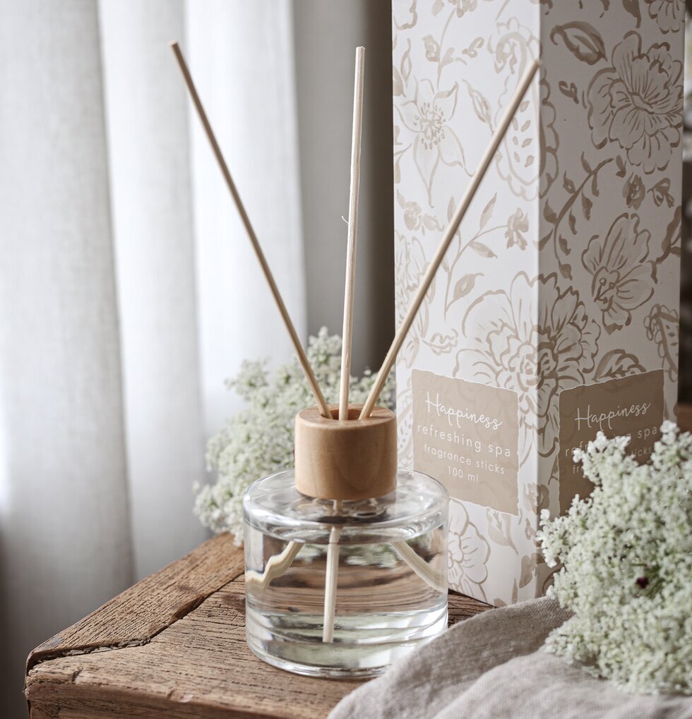 Doftpinnar Happiness Refreshing Spa - Majas Cottage Doftljus/doftpinnar