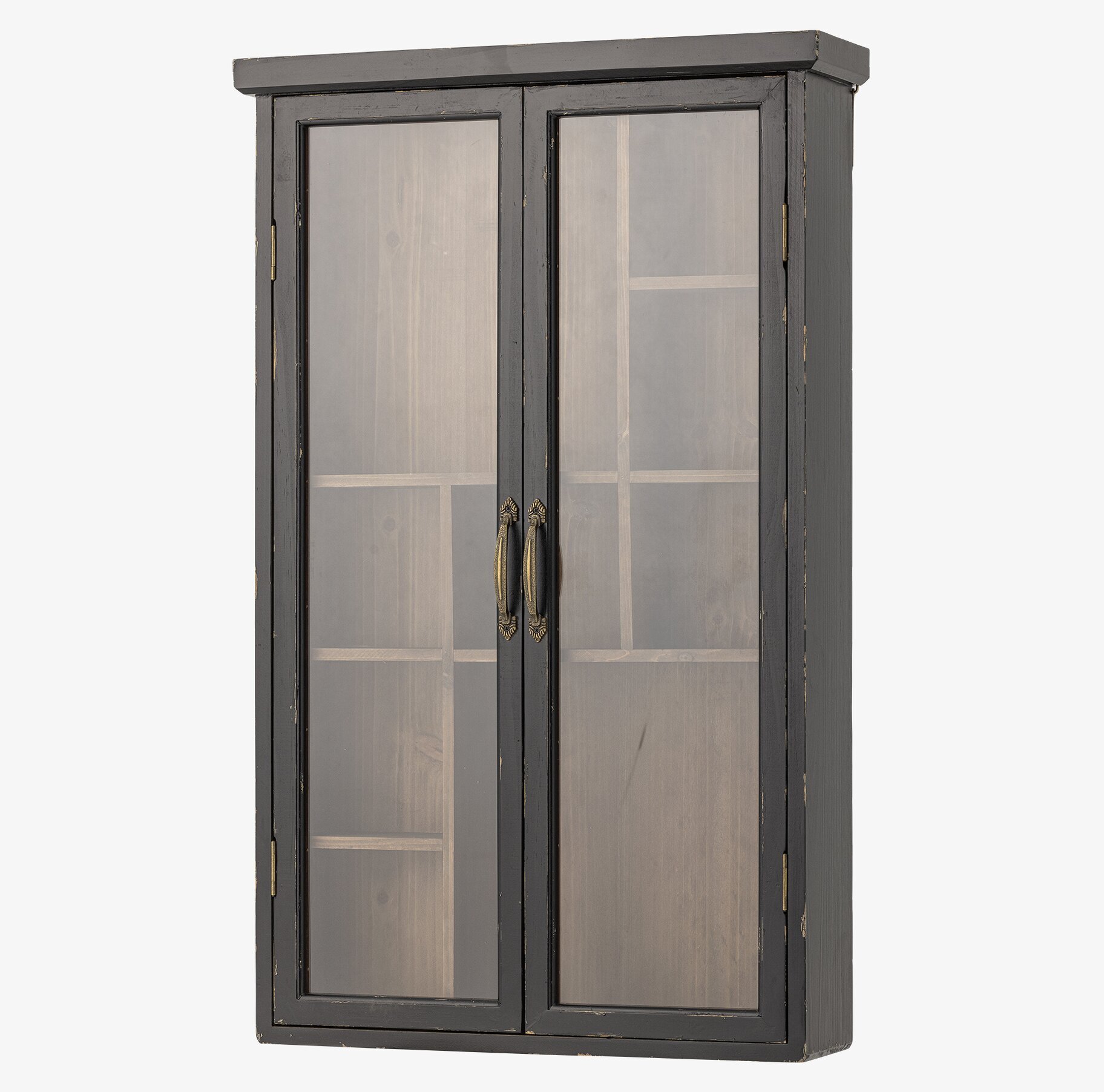 Väggskåp Hazem Svart Bloomingville Skåp (ej för nycklar eller medicin) Vägghyllor som mer är en möbel