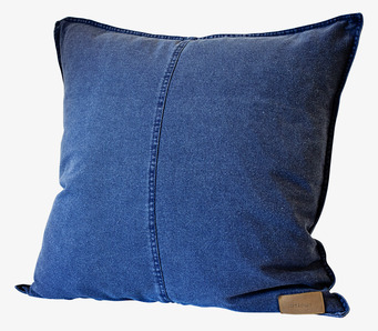 Kuddfodral Med Knappar Blå från Ernst, elegant och hållbart
