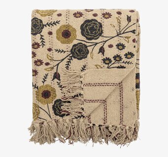 Pläd Eydis Natur Bloomingville Täcken, filtar, plädar och överkast Filtar Plädar Överkast