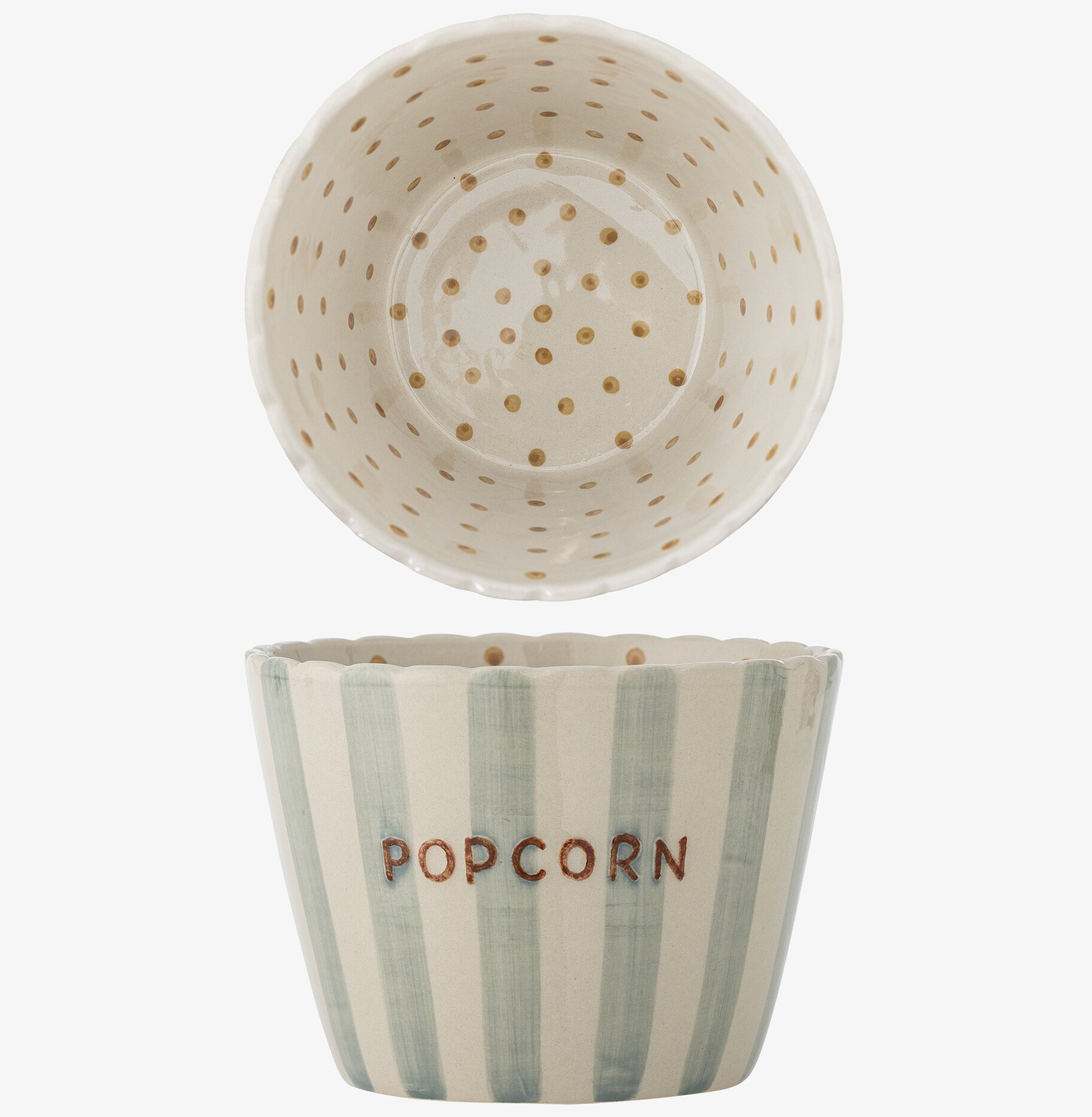 Skål Popcorn Bloomingville Skålar att äta ur tilltugg Såskannor/Vispskål servering Matlådor Förvaring av lunch/mat Lunchboxar Små