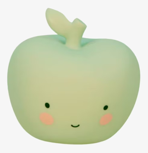 Mini Apple Light Mint från A Little Lovely Company, nattlampa