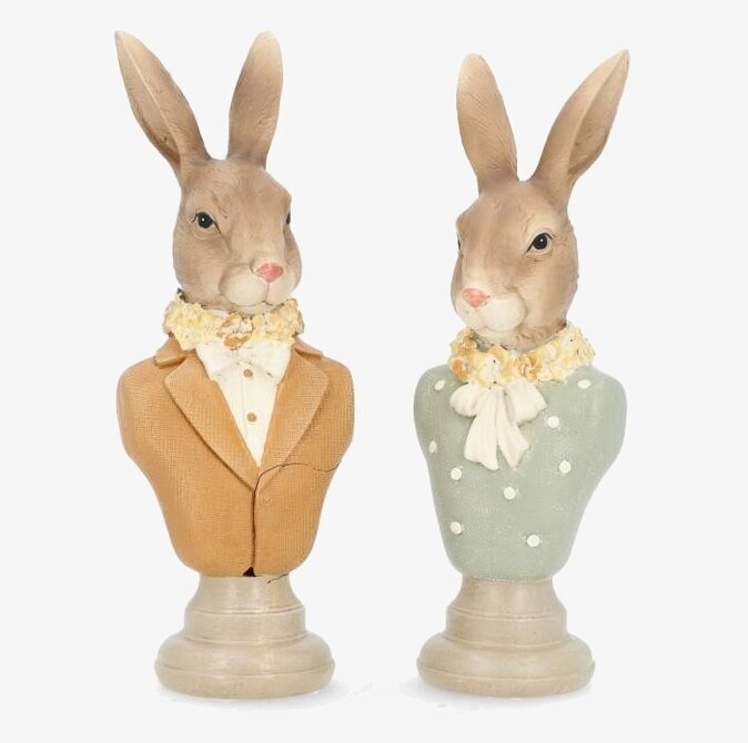 Byst Kanin Mix A Lot Decoration Kaniner för prydnad/dekoration Prydnadskaniner Dekorationskaniner Bunnys dekoration