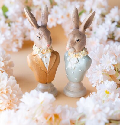 Byst Kanin Mix A Lot Decoration Kaniner för prydnad/dekoration Prydnadskaniner Dekorationskaniner Bunnys dekoration