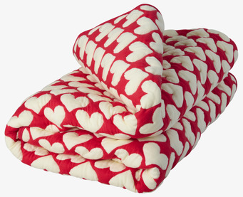 Bomullspläd Heart Rice Täcken, filtar, plädar och överkast Filtar Plädar Överkast