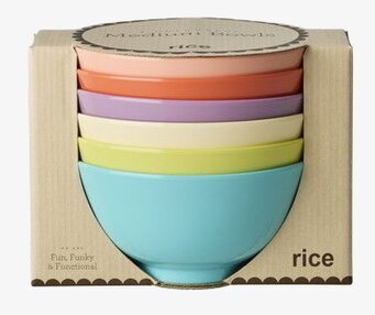 Skålar Melamin 6-Pack Rice att äta ur tilltugg Såskannor/Vispskål Skål servering Matlådor Förvaring av lunch/mat Lunchboxar