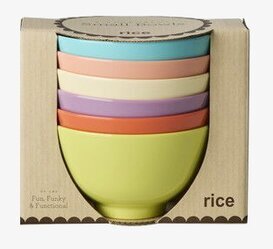 Små Skålar Melamin 6-pack Rice att äta ur tilltugg Såskannor/Vispskål Skål servering Matlådor Förvaring av lunch/mat