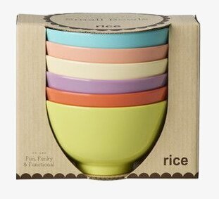 Små Skålar Melamin 6-pack Rice att äta ur tilltugg Såskannor/Vispskål Skål servering Matlådor Förvaring av lunch/mat