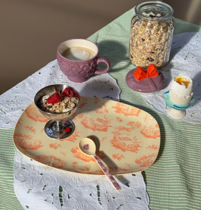 Tallrik Melamin Toile de rice Print Rice Tallrikar Djupa tallrikar (ej skål) Desserttallrikar Assietter Barntallrikar Picknicktallrikar