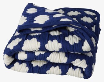 Liten Bomullspläd Clouds Rice Täcken, filtar, plädar och överkast Filtar Plädar Överkast