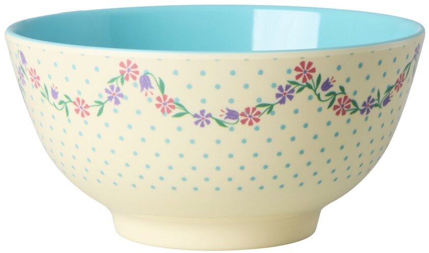 Skål Dots and Flowers Print Rice Skålar att äta ur tilltugg Såskannor/Vispskål servering Matlådor Förvaring av