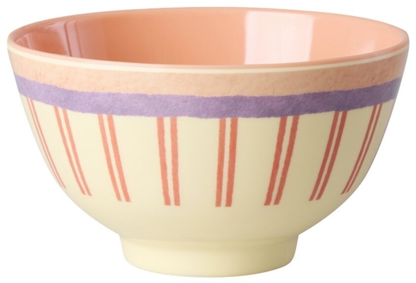 Liten Skål Stripey Love Print Rice Skålar att äta ur tilltugg Såskannor/Vispskål servering Matlådor Förvaring av