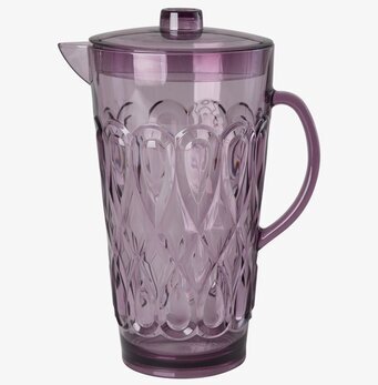 Kanna Swirly Soft Plum Rice Kannor Tekannor (ej termos) Cooler tank med kran Glasburkar Vinboxar Glasflaskor