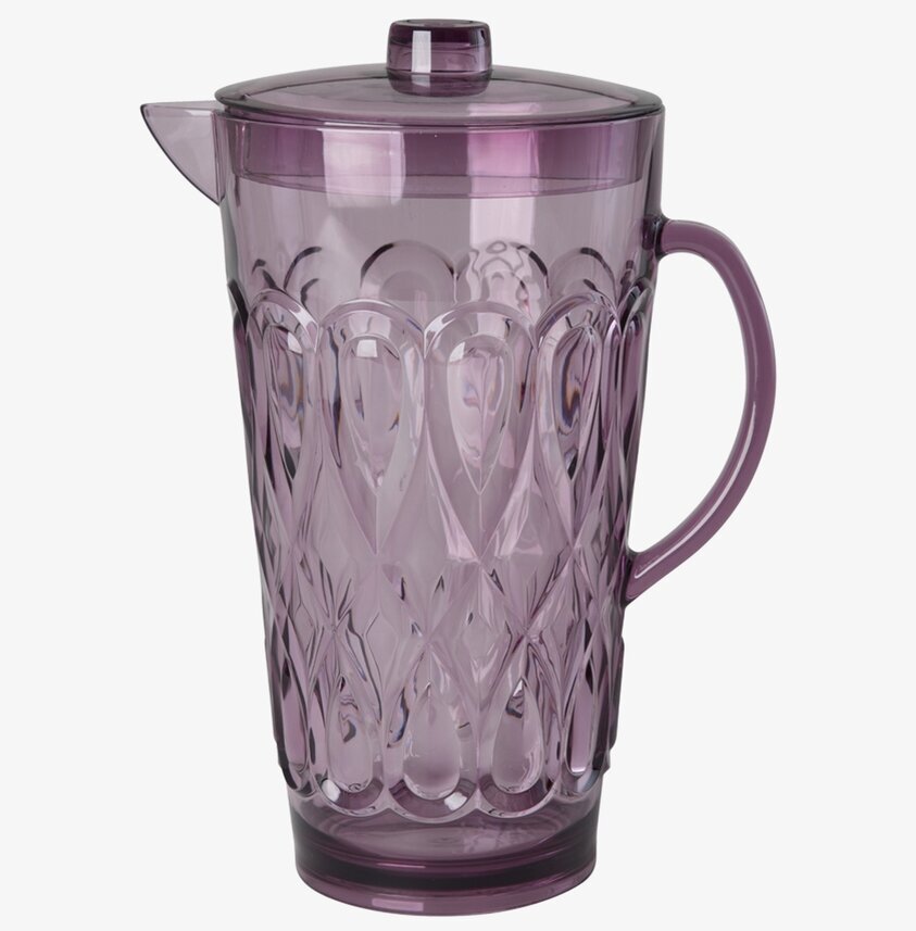 Kanna Swirly Soft Plum Rice Kannor Tekannor (ej termos) Cooler tank med kran Glasburkar Vinboxar Glasflaskor