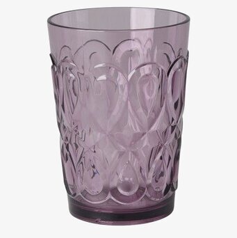 Glas Swirly Soft Plum Rice Dryckesglas Dricksglas för dryck Plastglas