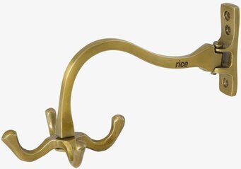 Väggkrok Antik Mässing Rice Krokar Upphängare Dörrkrokar Förvaringskrokar