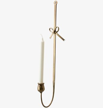 Väggljusstake Mässing 57cm Affari Ljusstakar Adventsstakar Ljushållare Ljushyllor