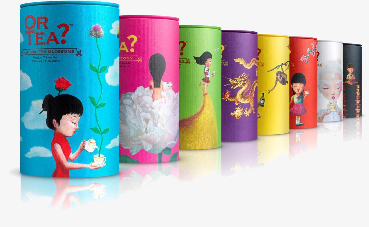 Duke's Blues Löste 100g från Or Tea med blå cylinderförpackning