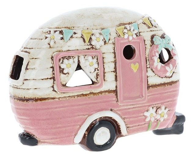 Ljuslykta Village Pottery Caravan Pink Joe Davies Lyktor Endless Light Ljuslyktor