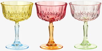 Vinglas Färgat glas IB Laursen