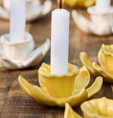 Ljusstake Påsklilja Gul IB Laursen Ljusstakar Adventsstakar Ljushållare Ljushyllor