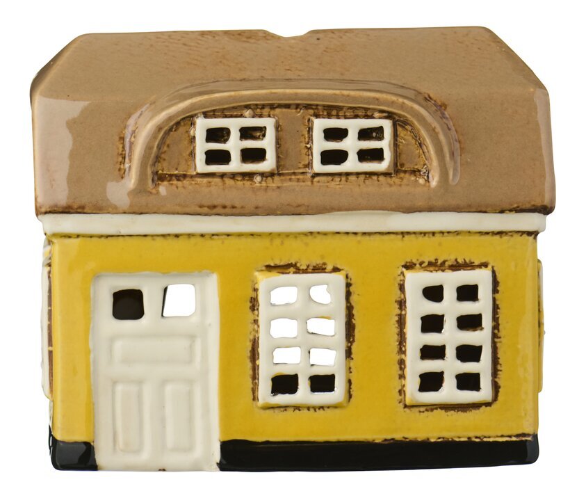 Ljuslykta Hus Ebeltoft Gul IB Laursen Lyktor Endless Light Ljuslyktor