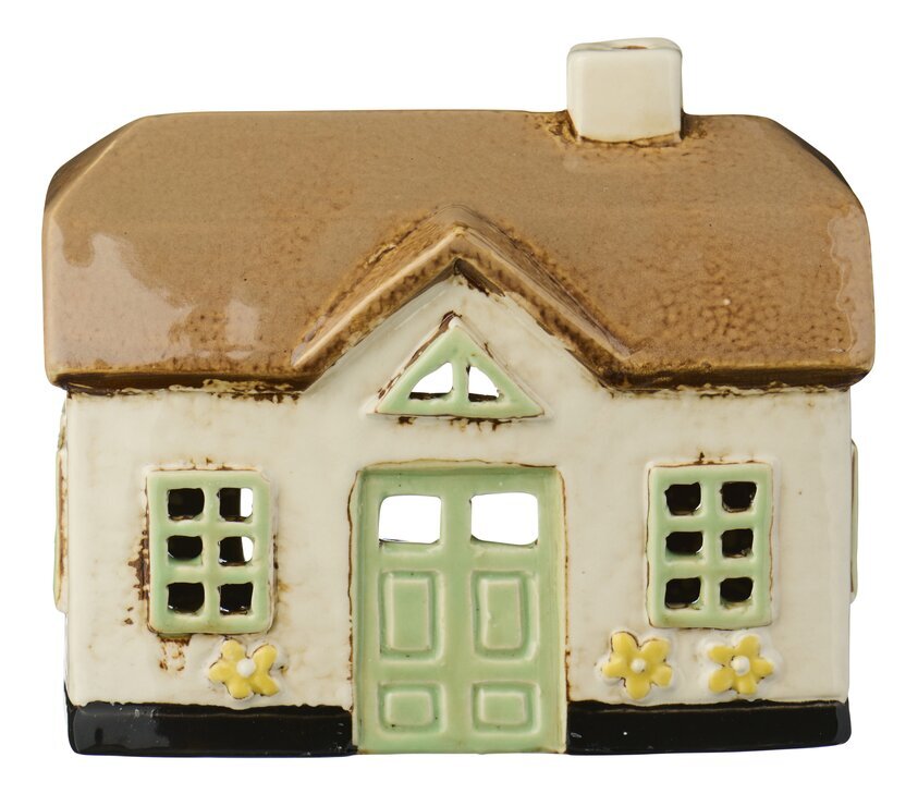 Ljuslykta Hus Ebeltoft Beige IB Laursen Lyktor Endless Light Ljuslyktor