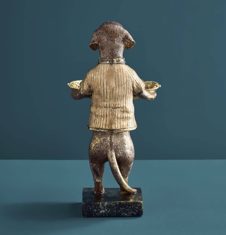 Hundbutler med fat Werner Voss Serveringsbrickor Brickset Serveringsfat Övrig prydnad/dekoration för inredning innemiljö