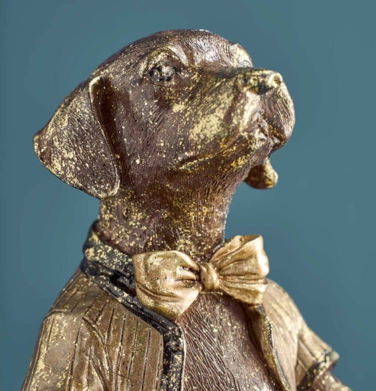 Hundbutler med fat Werner Voss Serveringsbrickor Brickset Serveringsfat Övrig prydnad/dekoration för inredning innemiljö