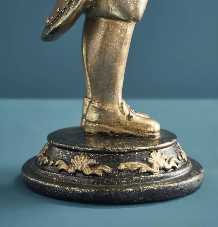 Sir Winston – Hundstaty med fat Werner Voss Serveringsbrickor Brickset Serveringsfat Övrig prydnad/dekoration för inredning innemiljö