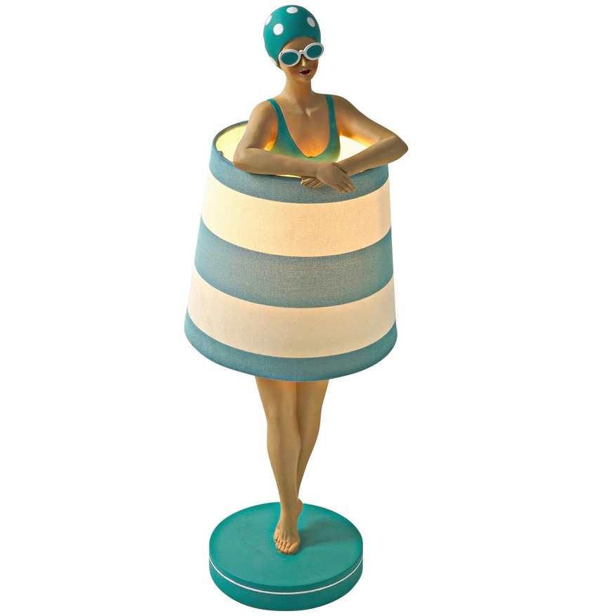 Bordslampa Lady In Swimsuit Werner Voss Lampor Taklampor Golvlampor Bordslampor LED-lampor Ledlampor Fönsterlampor Ljusslingor för dekoration