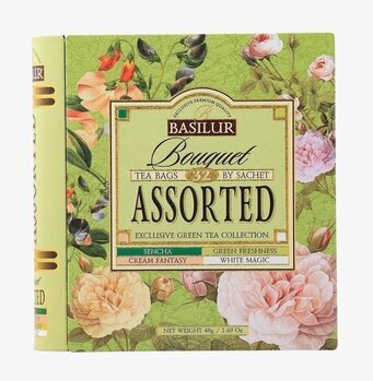 Basilur Bouquet Tea Plåtburkar Metallburkar