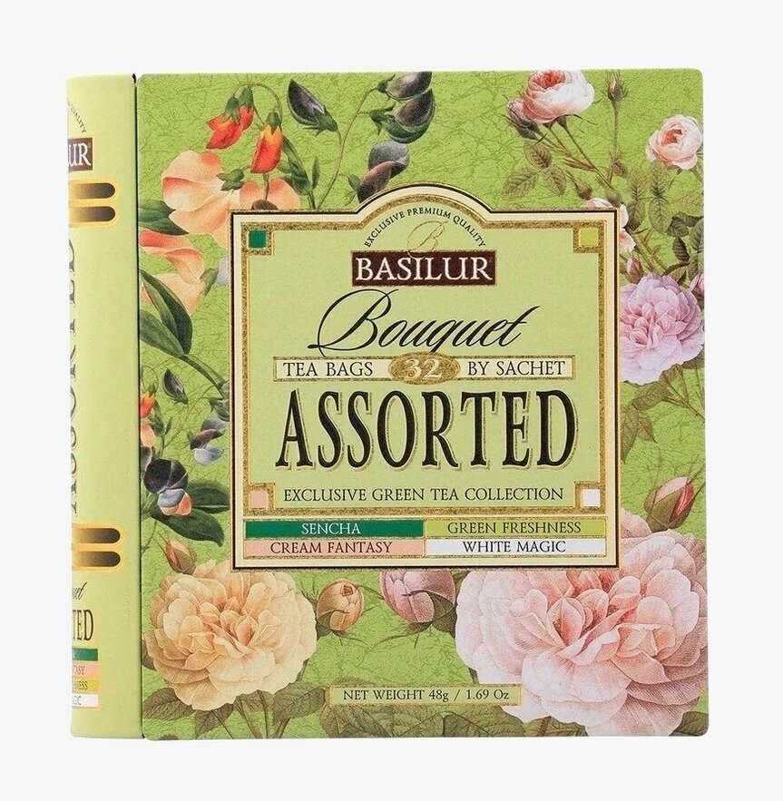 Basilur Bouquet Tea Plåtburkar Metallburkar