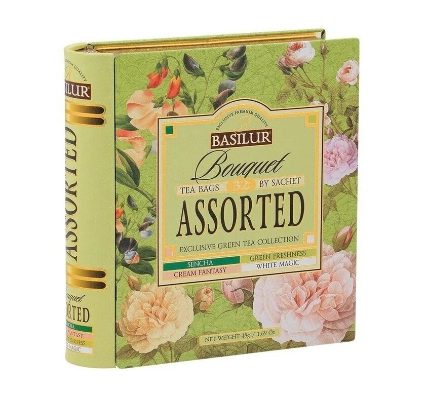 Basilur Bouquet Tea Plåtburkar Metallburkar