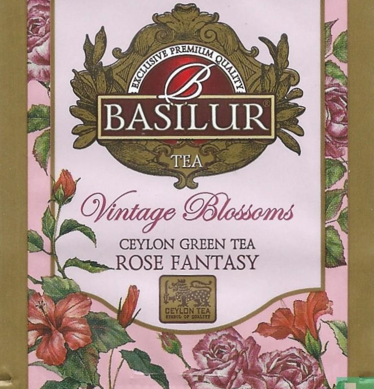 Basilur Vintage Blossoms Tea Plåtburkar Metallburkar