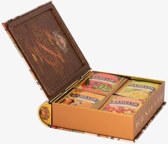 Basilur Magic Fruits Tea Plåtburkar Metallburkar