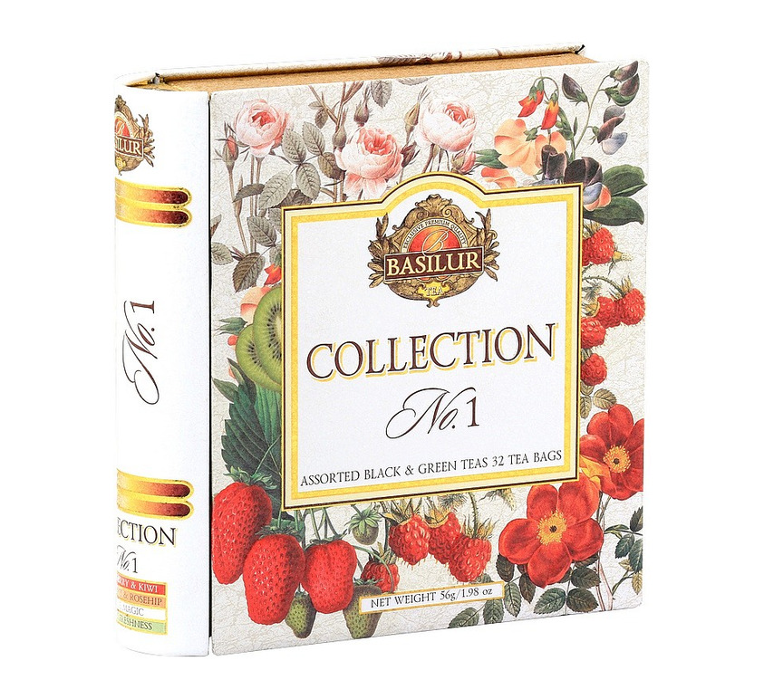 Basilur Collection No. 1 Tea Plåtburkar Metallburkar