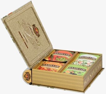 Basilur Collection No. 1 Tea Plåtburkar Metallburkar