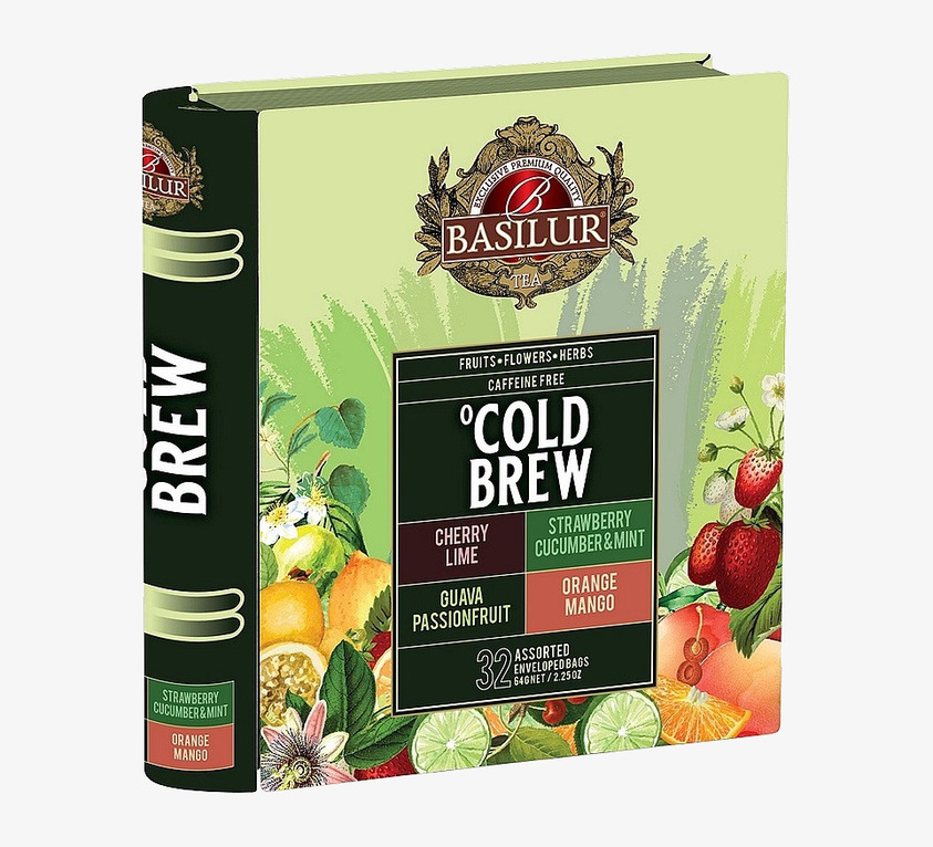Basilur Cold Brew Tea Plåtburkar Metallburkar