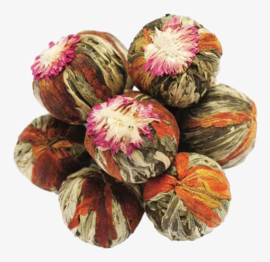 Natural Tea Blossoms Löste 50g från Or Tea i närbild