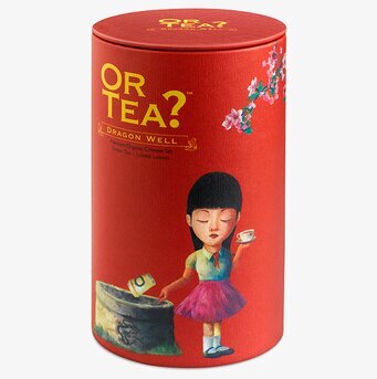 Dragon Well Löste 100g från Or Tea i röd cylindrisk förpackning