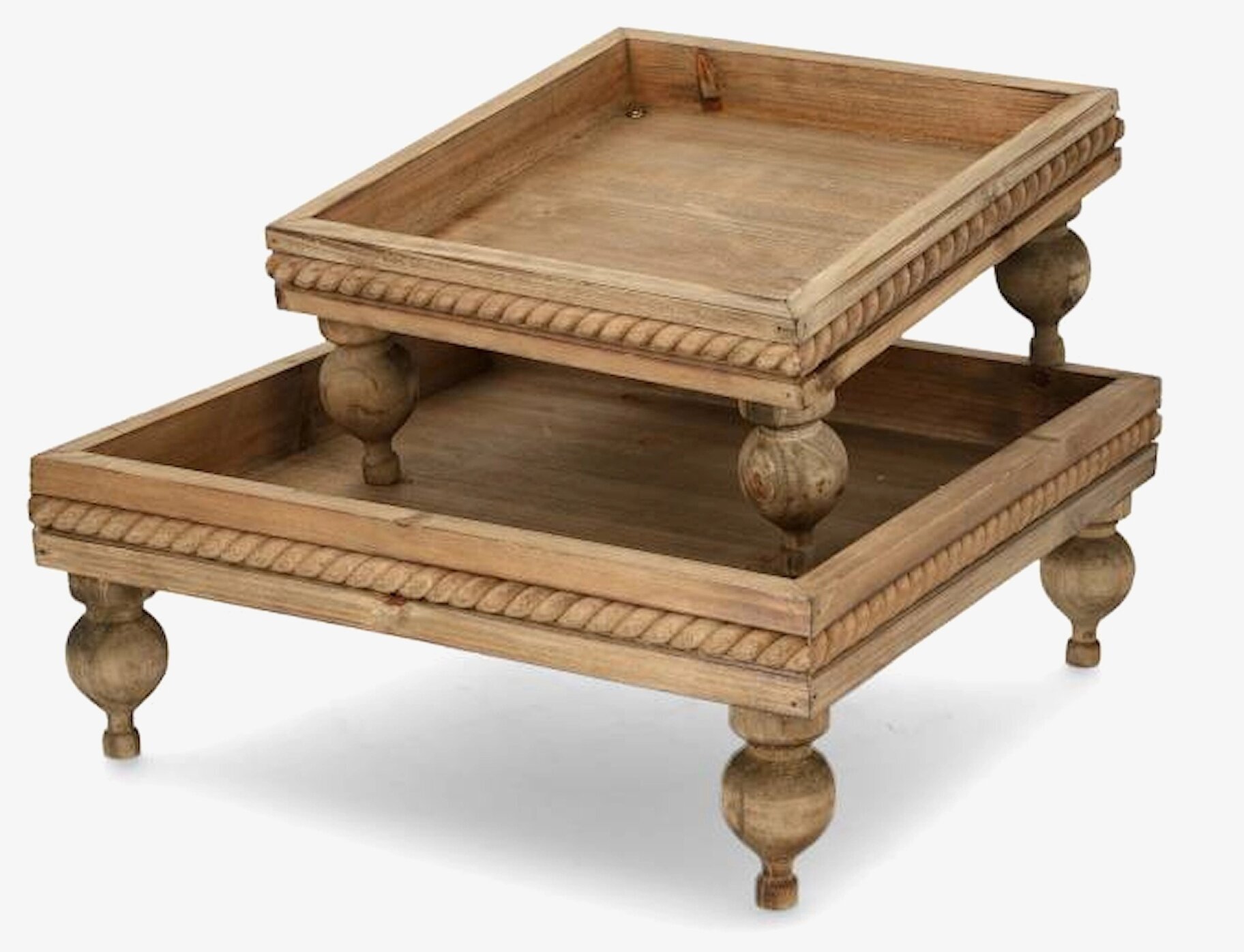 Piedestalbricka Tilda Set/2 A Lot Decoration Serveringsbrickor Brickset Serveringsfat Övrig prydnad/dekoration för inredning innemiljö