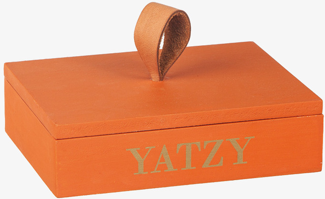 Trälåda Yatzy Different Design Brädspel Tre I Rad