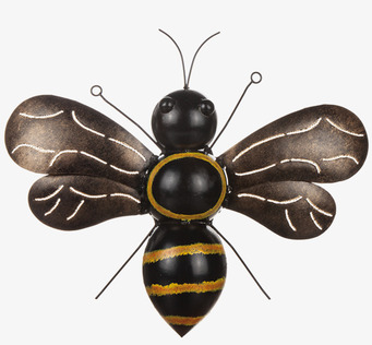 Humla Vägg Hamrad Plåt Stor Different Design Övrig prydnad/dekoration för inredning utemiljö