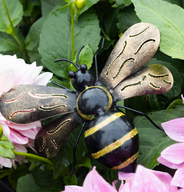 Humla Vägg Hamrad Plåt Stor Liten Different Design Övrig prydnad/dekoration för inredning utemiljö