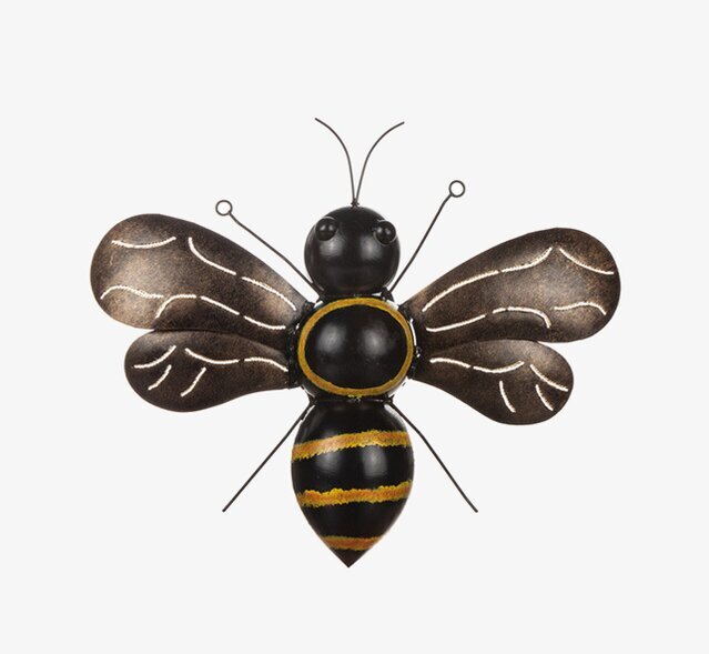 Humla Vägg Hamrad Plåt Liten Different Design Övrig prydnad/dekoration för inredning utemiljö