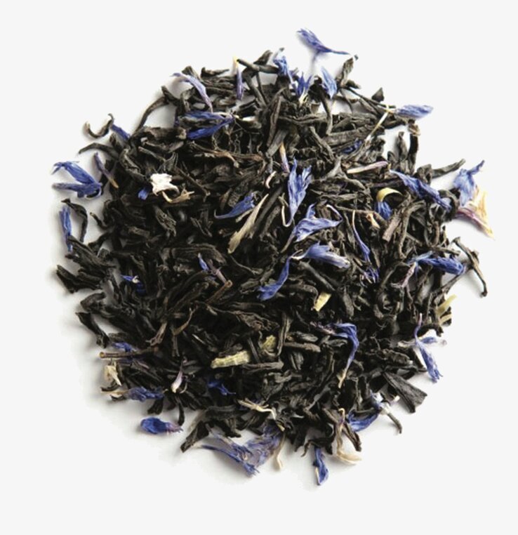 Duke's Blues Löste 100g från Or Tea med blåa blomblad